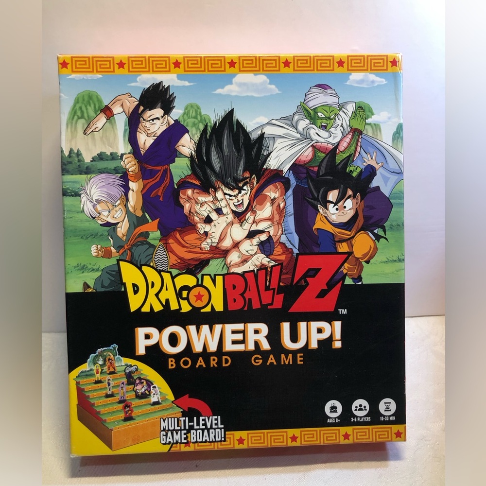 Dragon Ball Z Power Up! (Board Game, 2018) Anime Bluff Deduction COMPLETE 8+